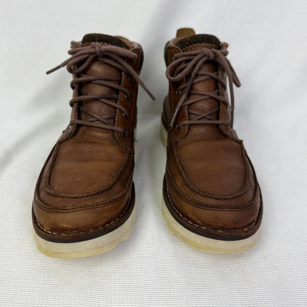 Clarks Leather Ankle‎ Boots Gore-Tex Waterproof Casual Brown Mens Size 7